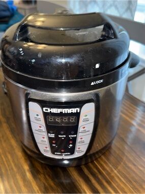 Chefman Black & Stainless Electric Multi-Cooker